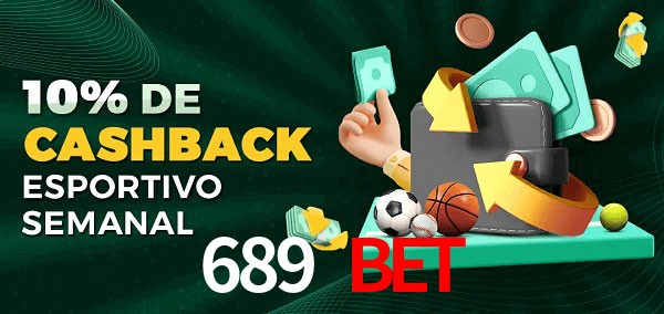 10% de bônus de cashback na 689 Bet